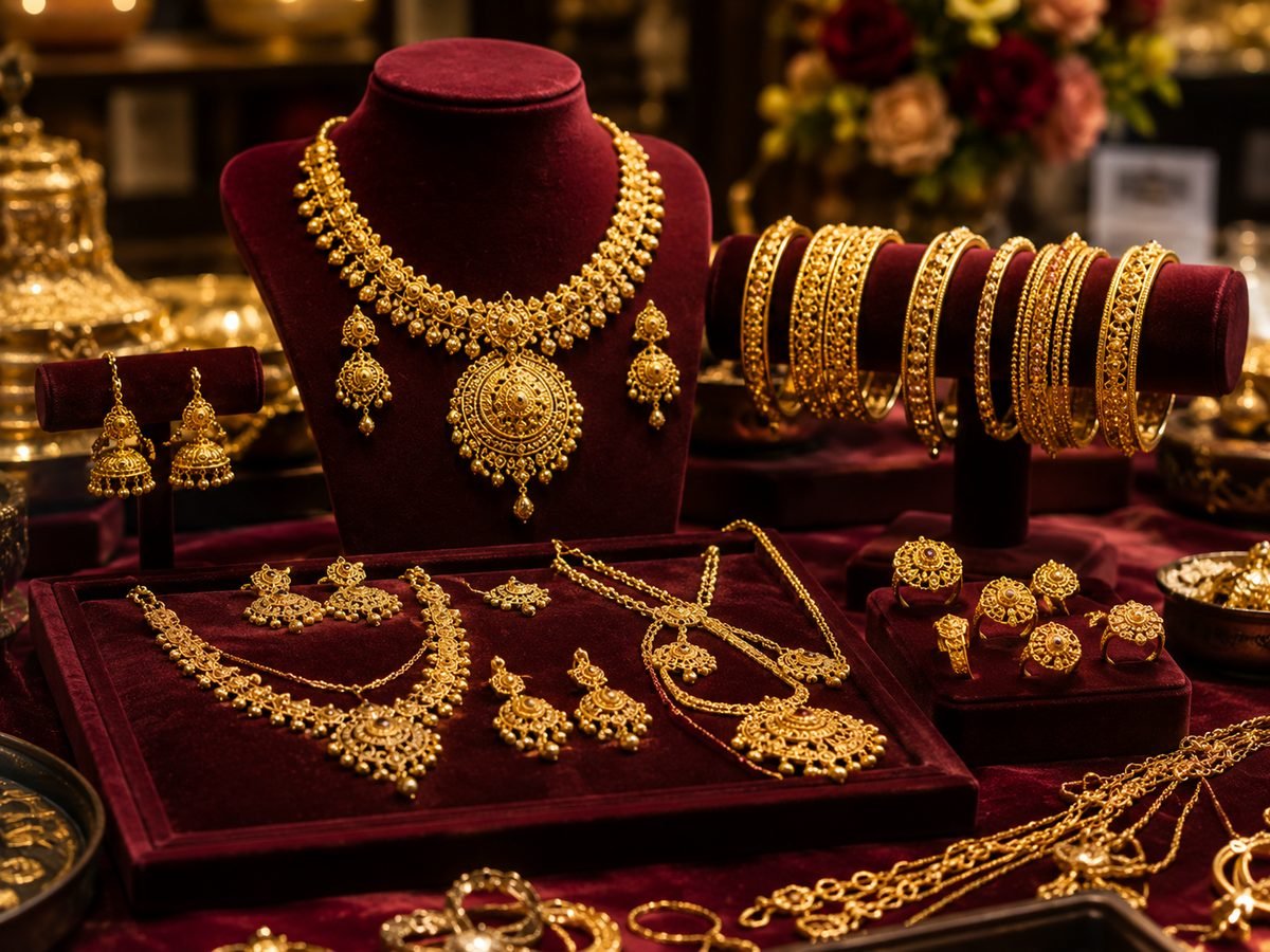 Gold jewellery collection (illustrative image)