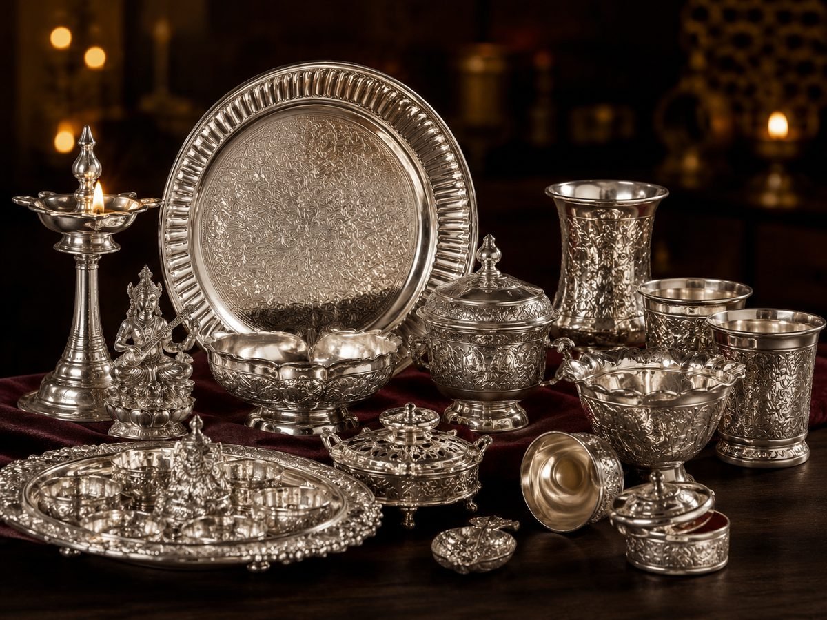 Silver items collection (illustrative image)